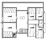 Plan mini Colonie Sur-le-Vau Second étage